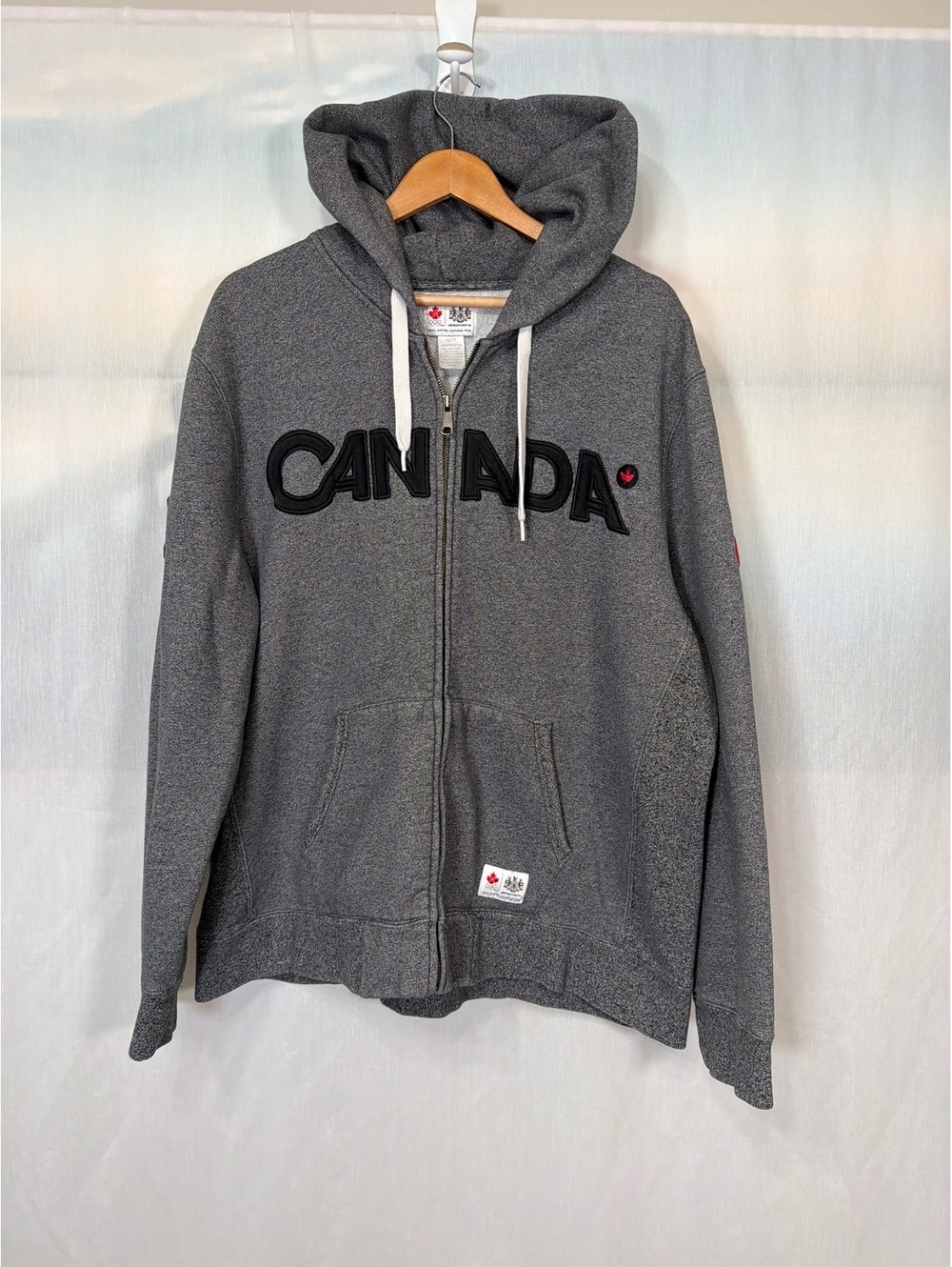 Vancouver 2010 Olympic Games Hudson's Bay Co. Canada Zip-Up Hoodie Men's XL